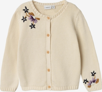 Cardigan NAME IT en beige : devant