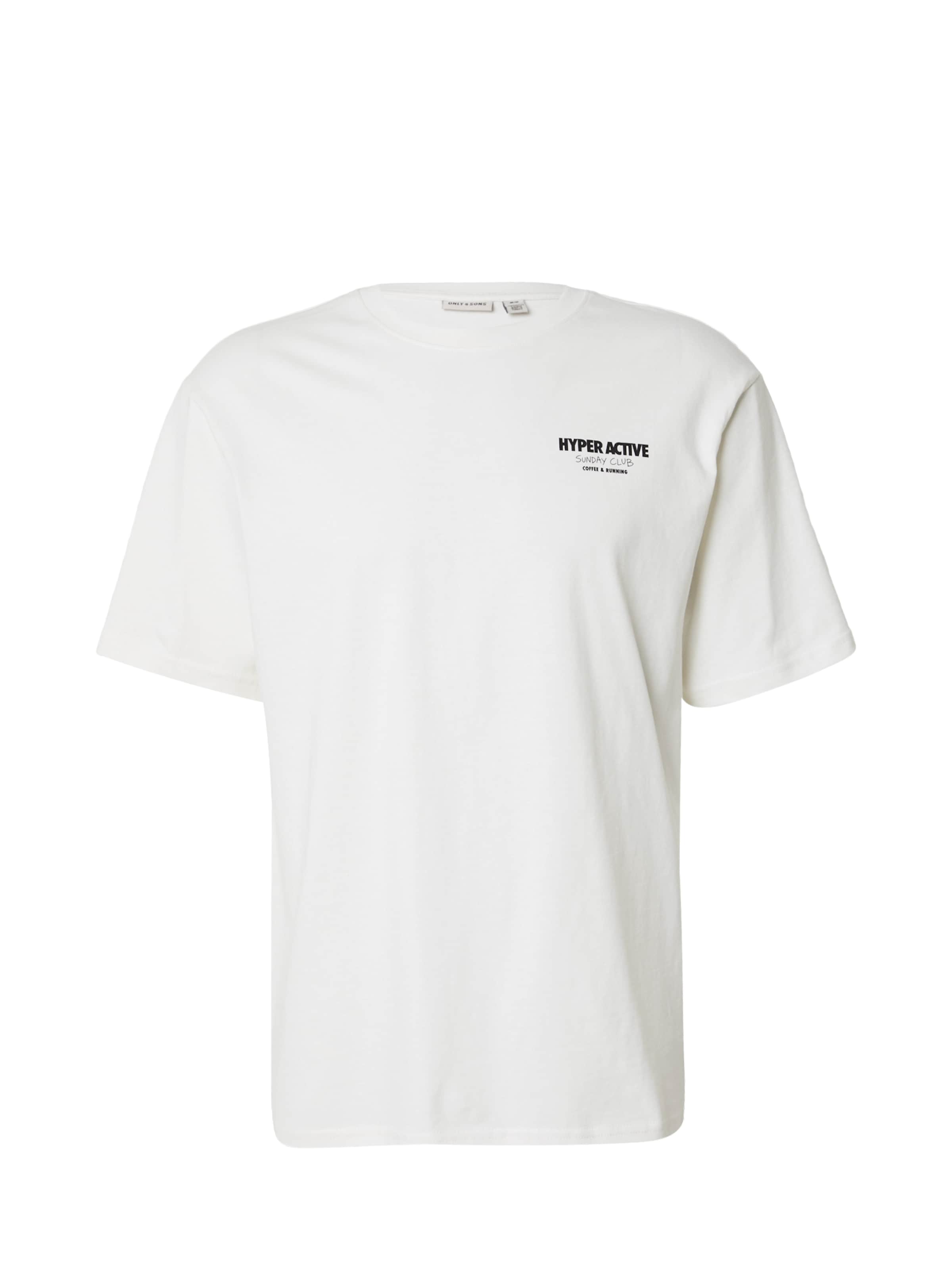 Only & Sons - Camiseta 'ONSCAP' en blanco: frente