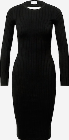 GLAMOROUS Knitted dress in Black: front