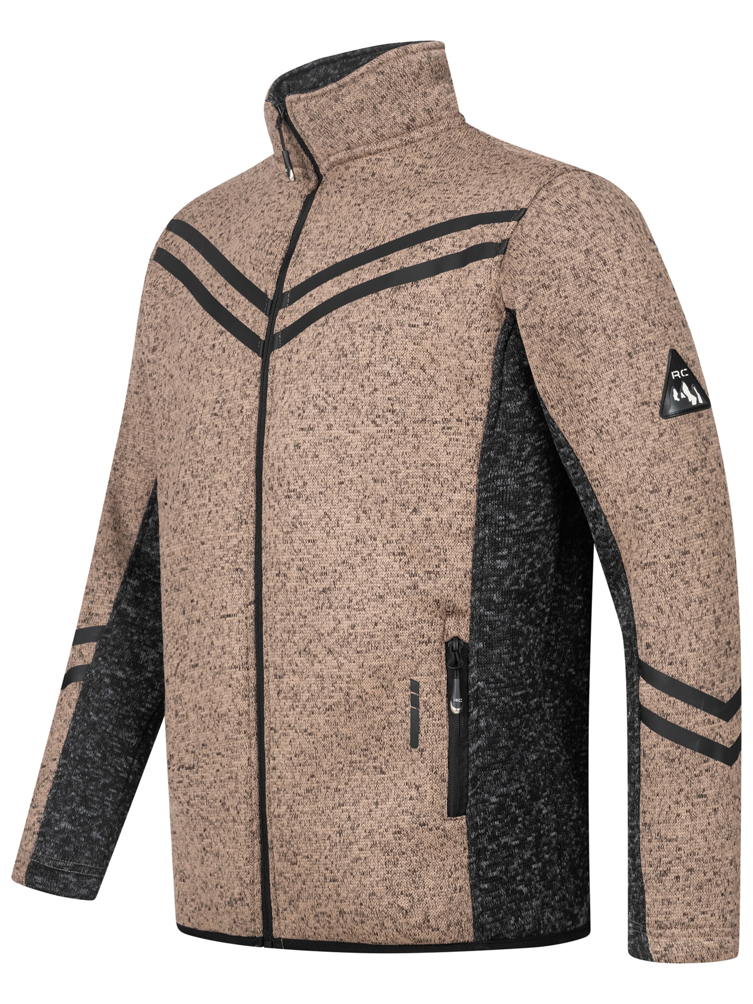 Rock Creek Fleecejacke in Beige