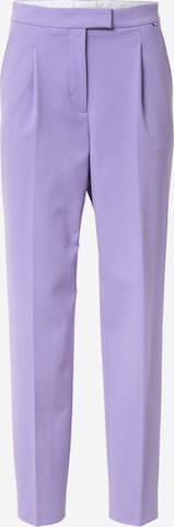 Regular Pantalon à pince 'Ternara' BOSS Black en violet : devant