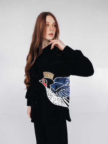 RADADA Klederdrachtjas in Zwart: voorkant