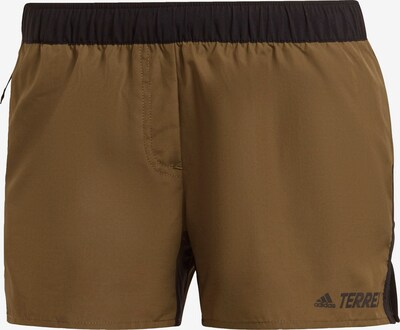 adidas Terrex Shorts in khaki / schwarz, Produktansicht