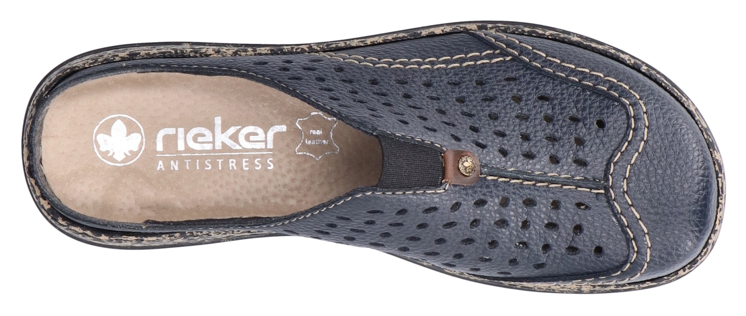 Rieker Clogs in Blau