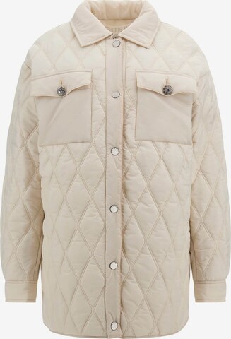 GUESS Between-Season Jacket in Beige: front