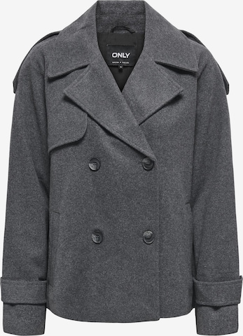 ONLY Between-Seasons Coat in Grey: front