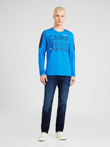 CAMP DAVID Regular Jeans in Blau