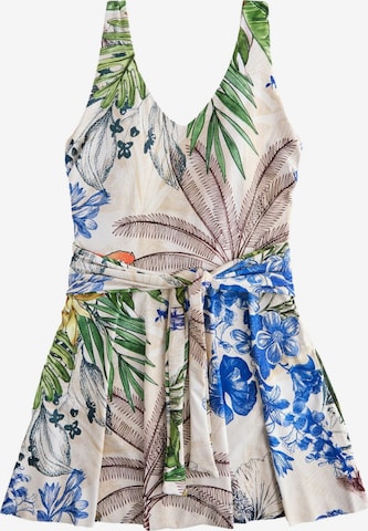 NextT-shirt Haljina za kupanje - bijela boja: prednji dio