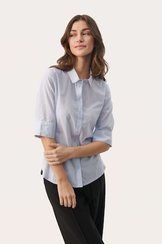 Part Two Blouse in Blauw: voorkant
