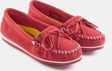 Minnetonka - Mocassins 'Kilty plus' em vermelho