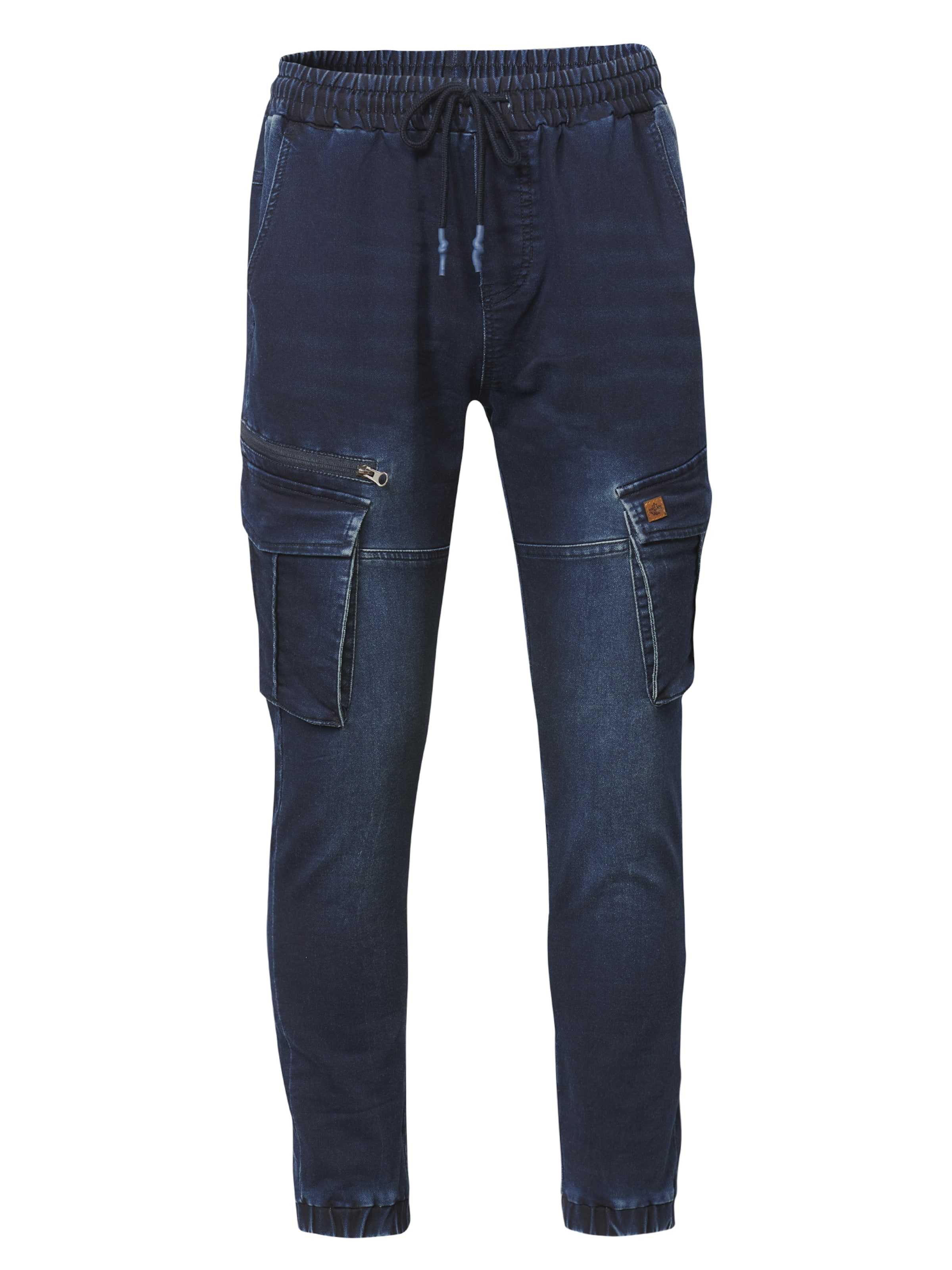 KOROSHI Rifľové kapsáče - Modrá: predná strana