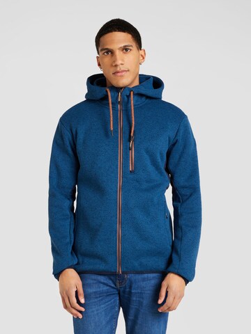 ICEPEAK Athletic fleece jacket 'MANAWA' in Blue: front