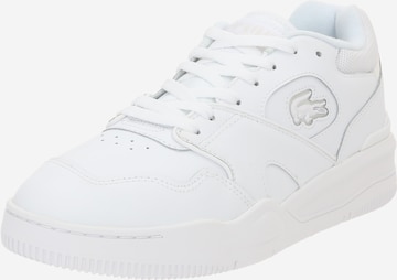 LACOSTE Låg sneaker i vit: framsida