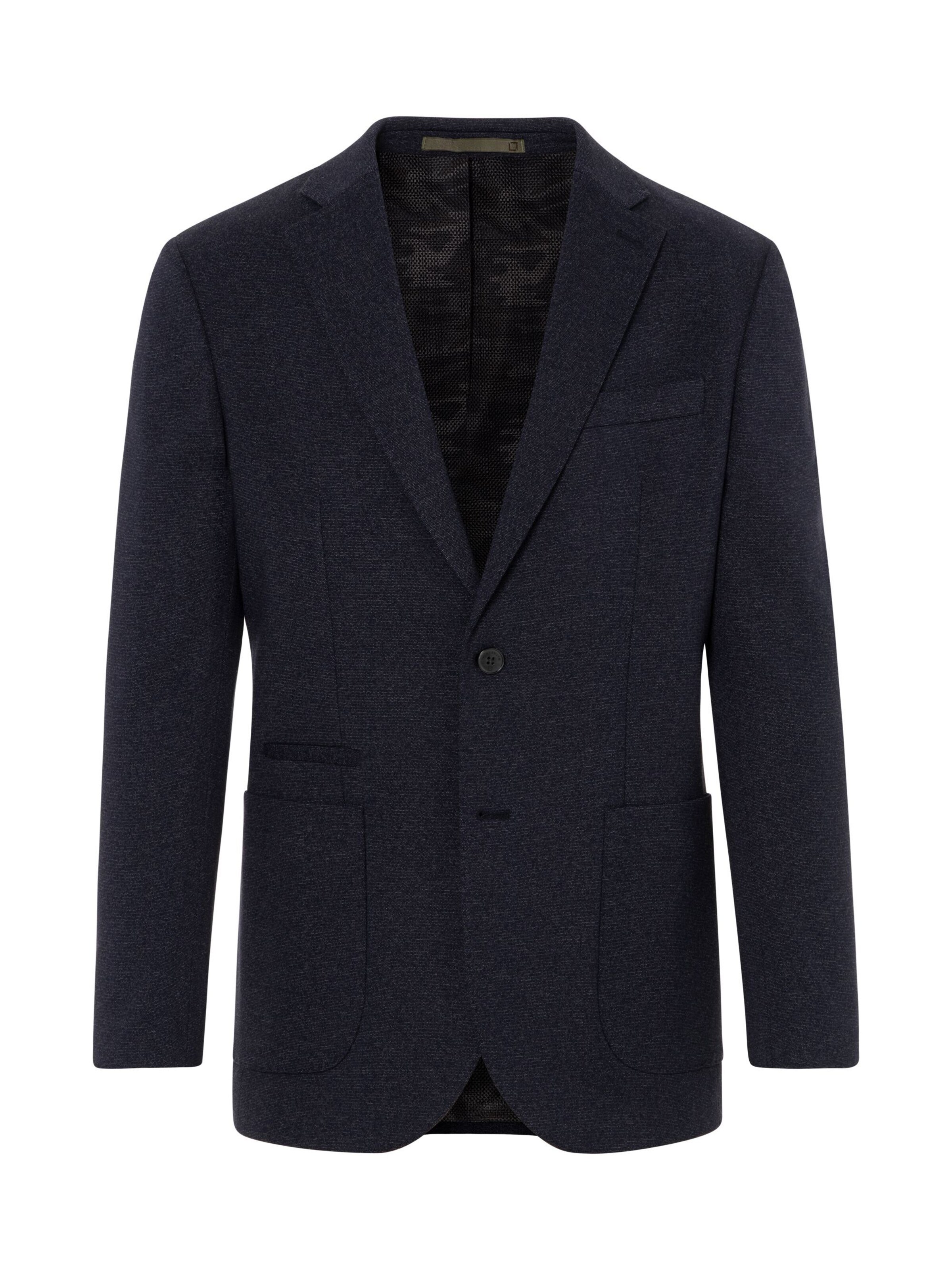 BENVENUTO Slim Fit Sakko 'Mattheo' in Blau: Vorderseite