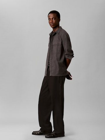 Calvin Klein Regular Fit Hemd in Braun