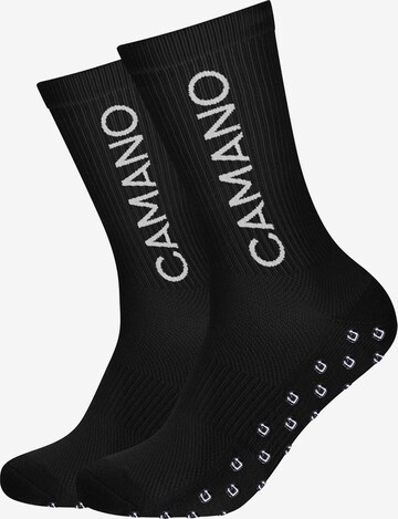 camano Athletic Socks in Black: front