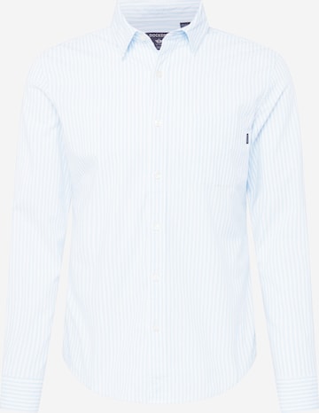 Dockers Slim fit Button Up Shirt in Blue: front