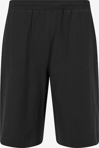 Urban Classics Loose fit Trousers in Black: front