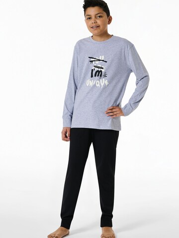 SCHIESSER Pajamas ' Nightwear ' in Grey: front