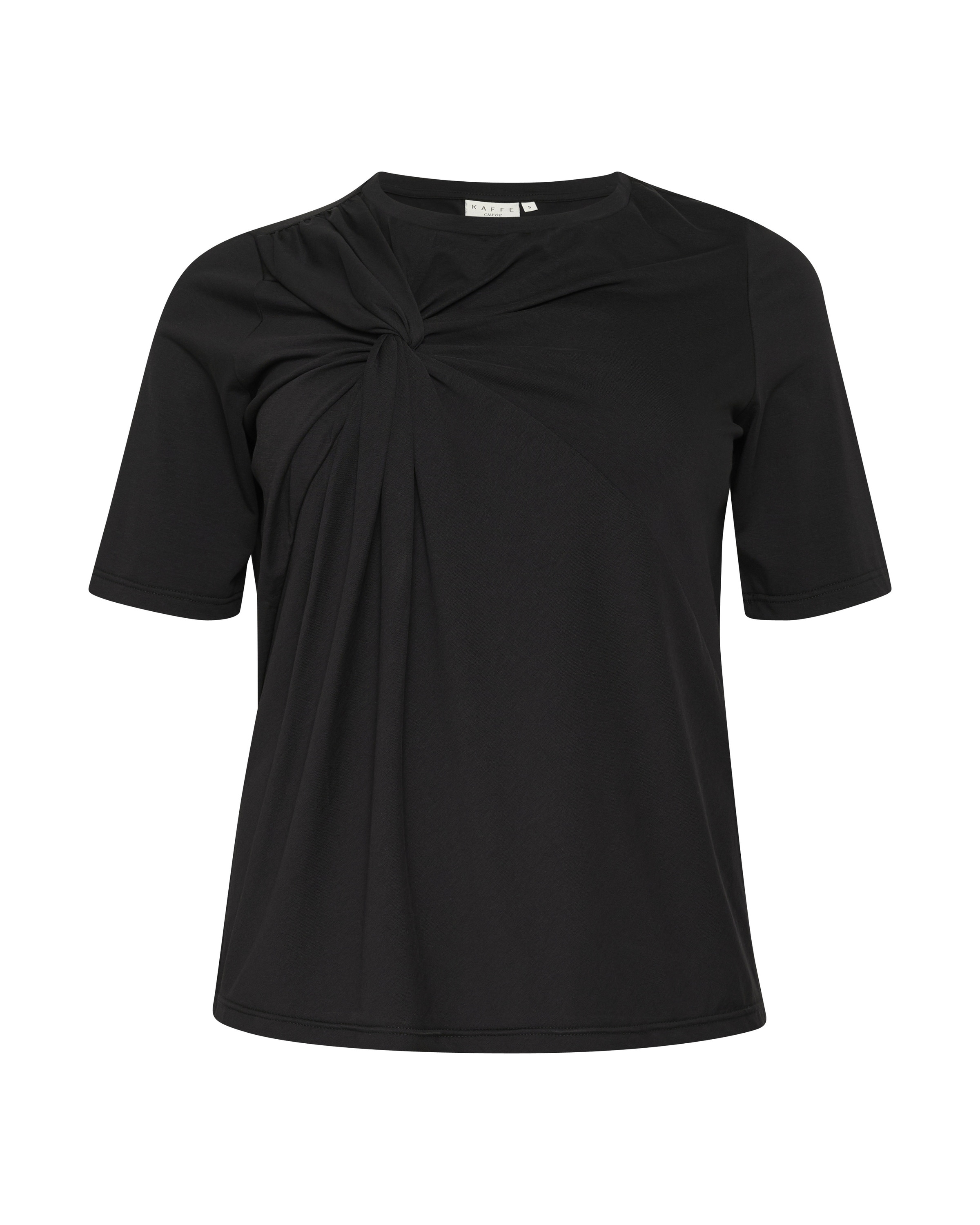 KAFFE CURVE Футболка 'Eloisa' в Черный: спереди