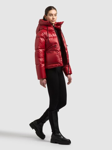 khujo Zimní bunda 'Luna' – červená