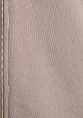 LASCANA Zip-Up Hoodie in Beige
