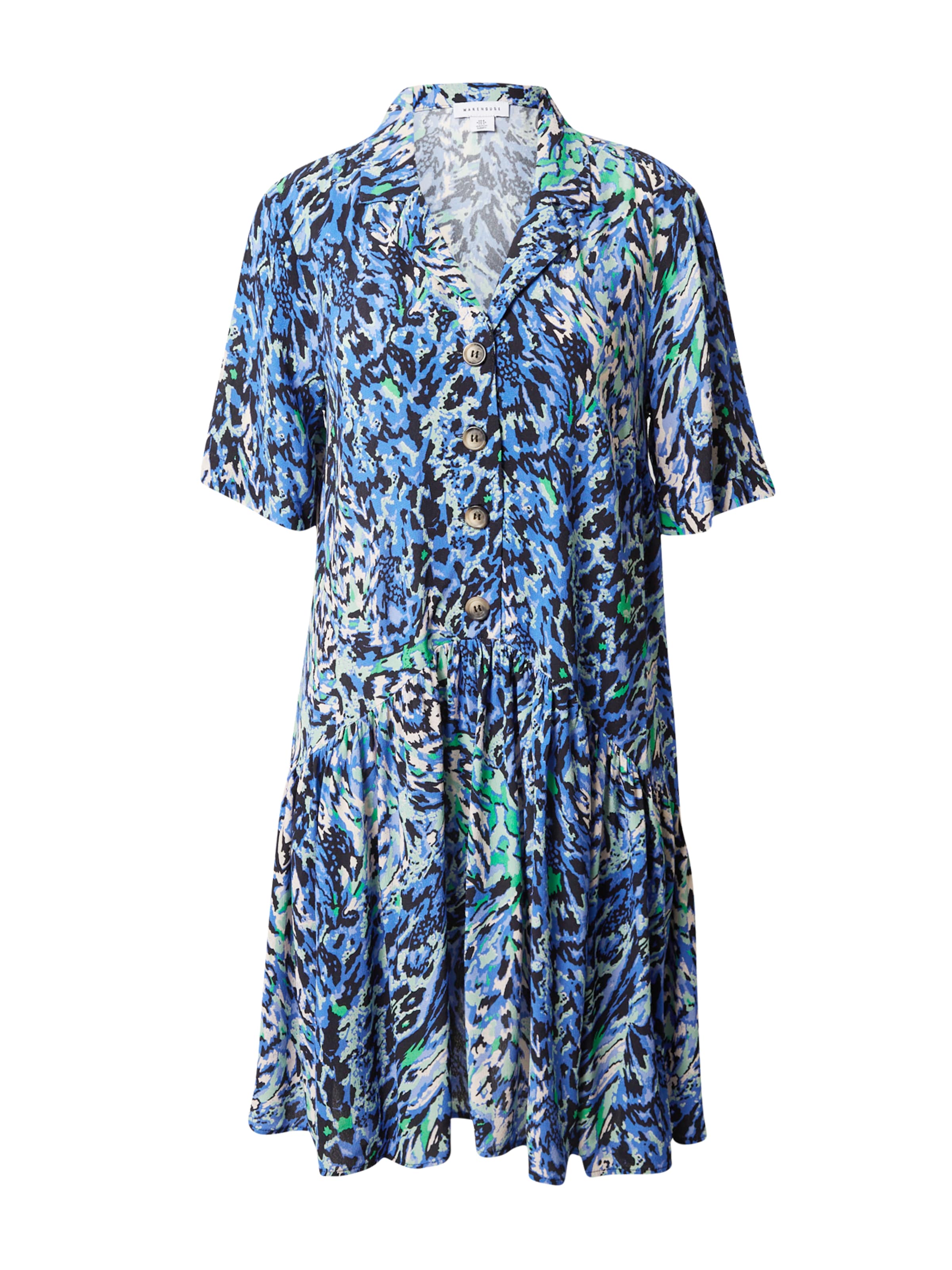 Warehouse Μπλουζοφόρεμα σε μπλε: μπροστά