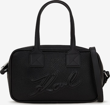 juoda Karl Lagerfeld Rankinė su ilgu dirželiu: priekis