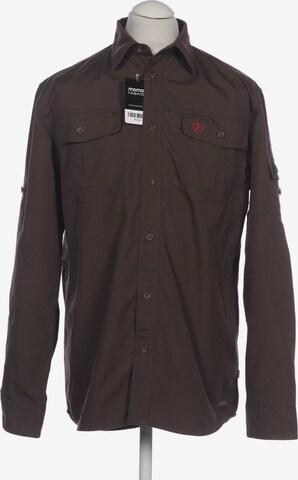 Fjällräven Button Up Shirt in M in Green: front