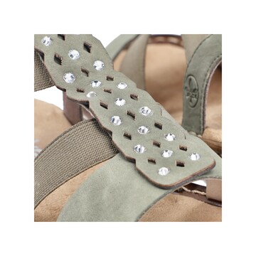 Rieker Strap Sandals in Green
