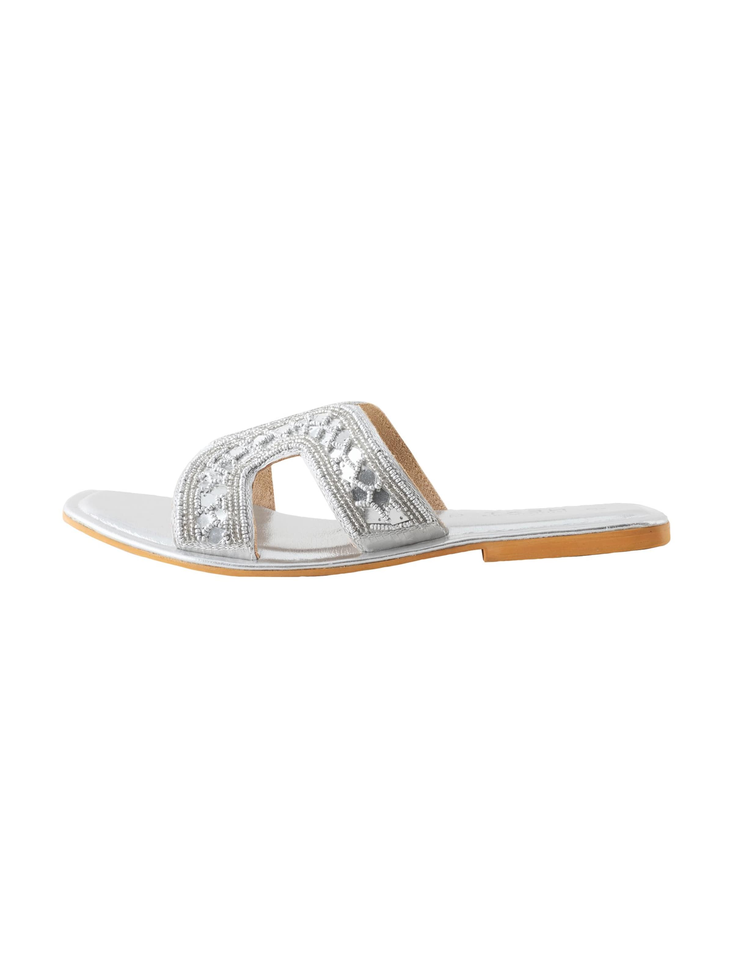 Zoccoletto 'Forever Comfort' di Next in argento: frontale