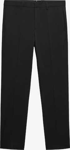 MANGO MAN Regular Pantalon 'PAULO' in Zwart: voorkant