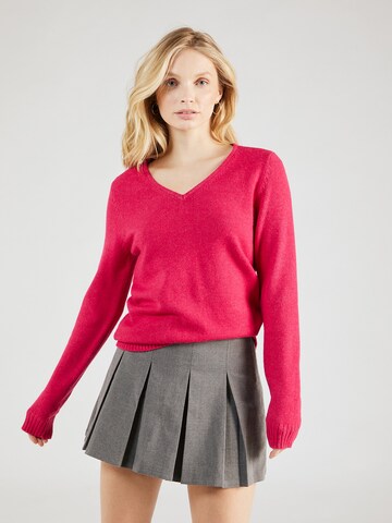 VILA Sweater 'Ril' in Pink: front