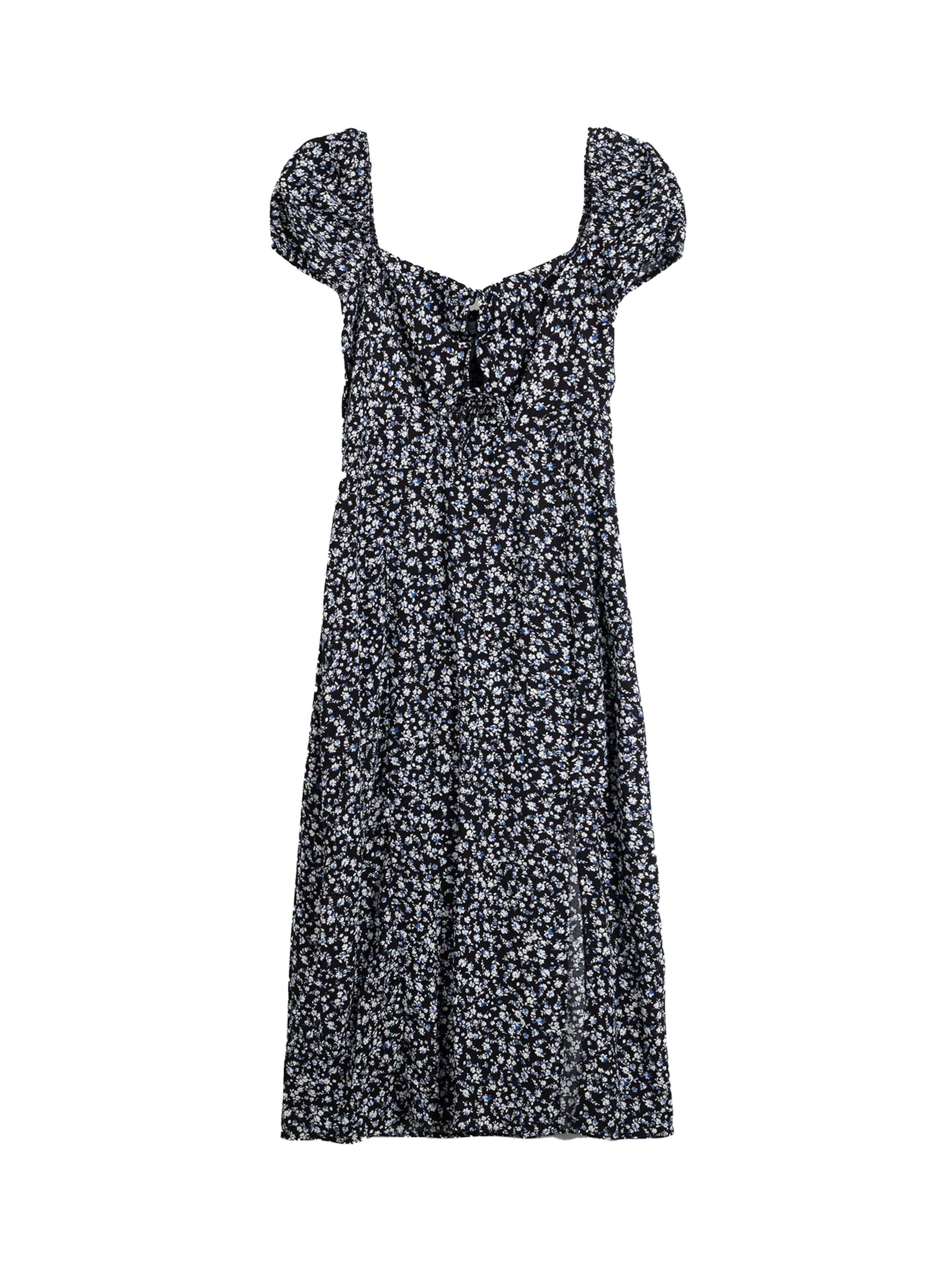 Bershka Obleka | modra barva: sprednja stran