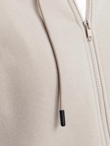 JACK & JONES Sweat jacket 'Bradley' in White
