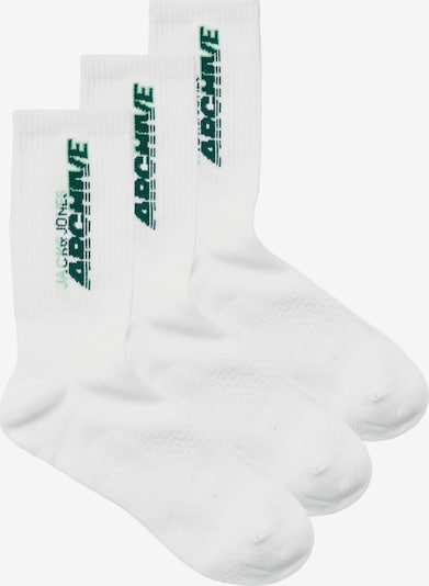 JACK & JONES Sukat 'JACBRAT' värissä vihreä / limetti / valkoinen, Tuotenäkymä