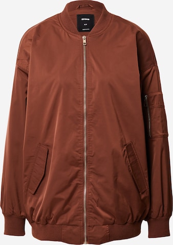 Cotton OnPrijelazna jakna - smeđa boja: prednji dio
