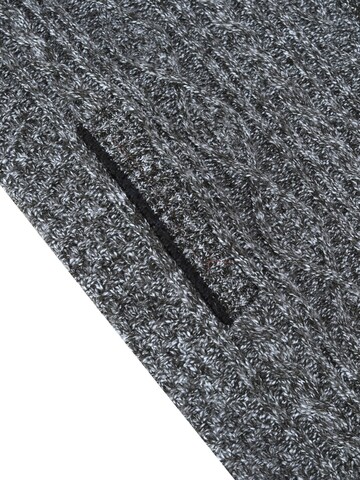 YOUTHUP Strickjacke 'Wertigkeit'‌‌‌‌‌‌ in Grau