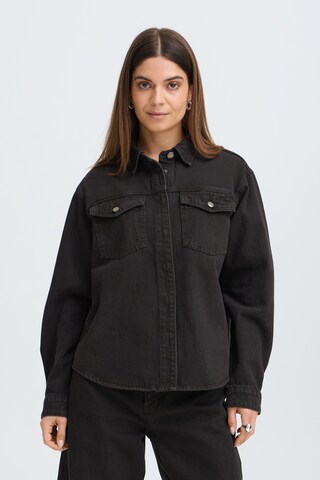 Pulz Shirt in Bruin: voorkant