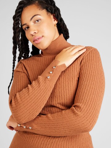 Pull-over 'LORELAI' ONLY Carmakoma en orange