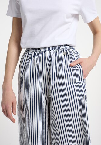 DreiMaster Maritim - Pierna ancha Pantalón en blanco