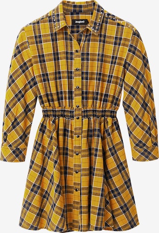 Desigual Shirt Dress 'Verona' in Yellow: front