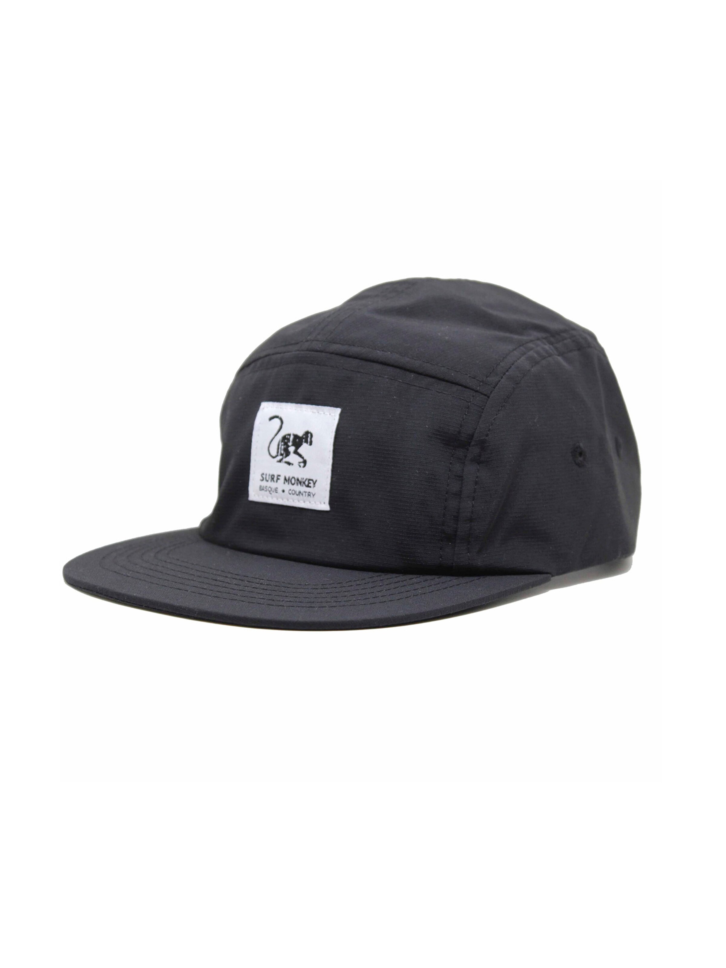 Surf Monkey Sportpet in Zwart: voorkant