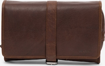 Lucleon Toiletry Bag 'Montreal' in Brown: front