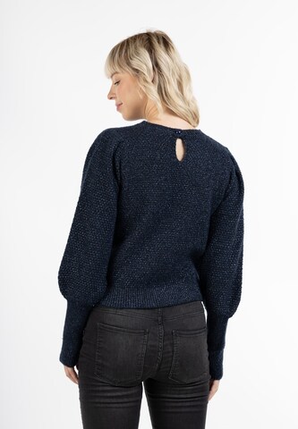 MYMO Pullover 'Nolie' in Blau