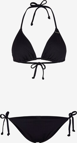 O'NEILL Triangel Bikini 'Capri-Bondey' in Zwart: voorkant