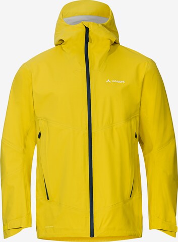 VAUDE Outdoor jacket 'Croz' in Yellow: front