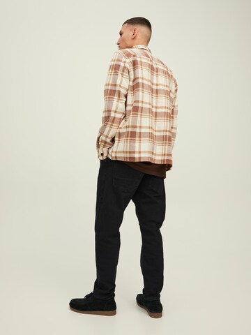 JACK & JONES Loosefit Farmer 'Frank Leen' - fekete