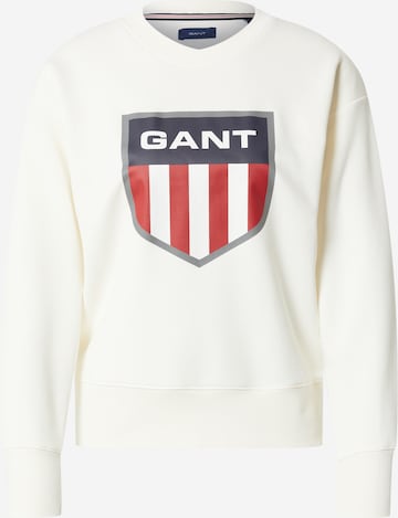 GANT Sweatshirt in White: front