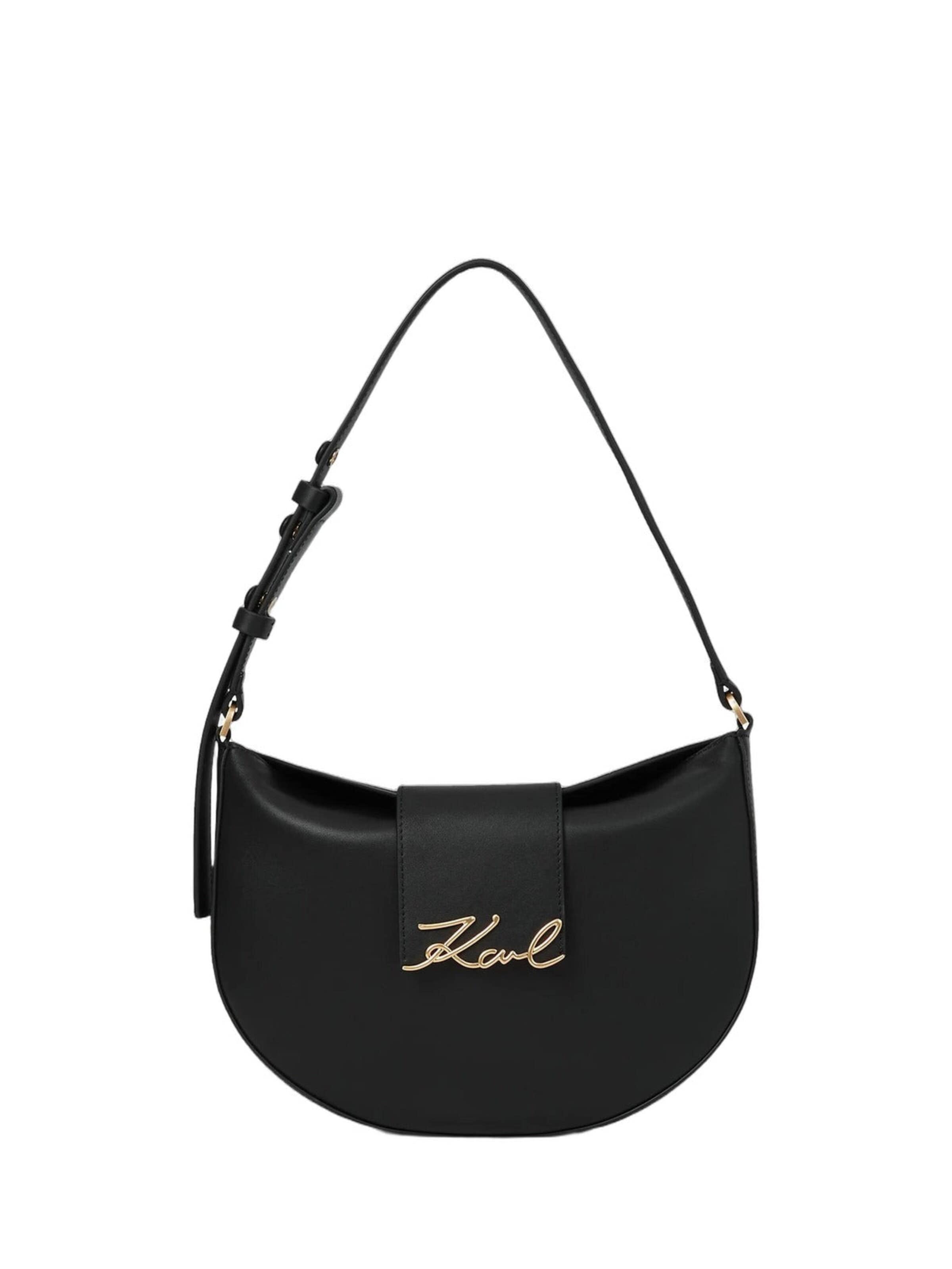 Karl Lagerfeld Sac bandoulière 'K/Signature' en One Size en noir, Vue avec produit